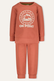 NOAH sweat suit red