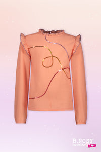 K3 BILLIE blouse pink - Peach / 98