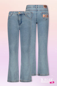 K3 jeans svasati PEGGIE - Denim chiaro / 98