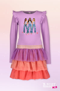 K3 DALI jurk rok paars / roze - African Violet / 98