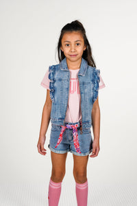 B.Nosy Jeansweste Gaby - Heller Denim / 98-110