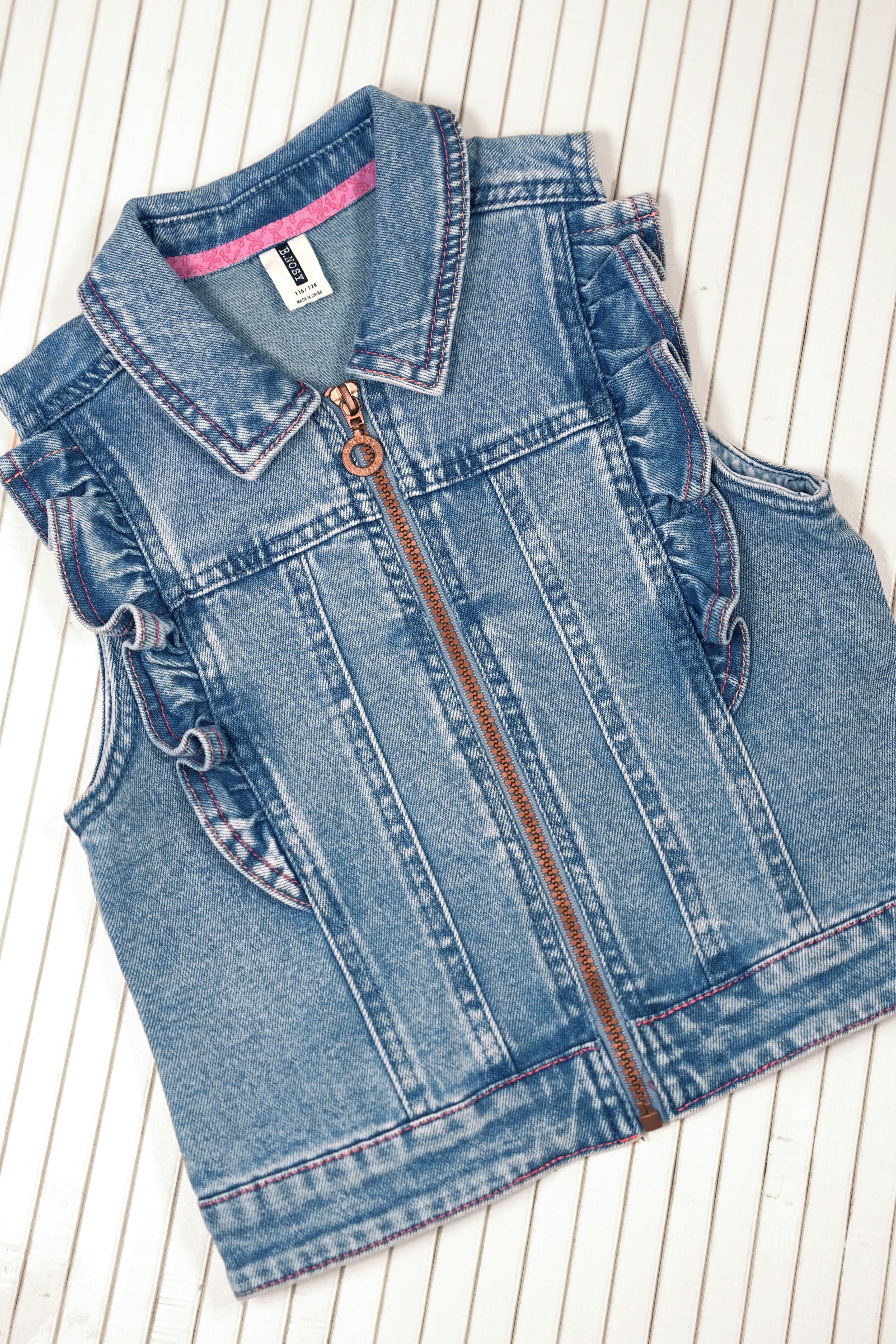 B.Nosy denim gilet Gaby