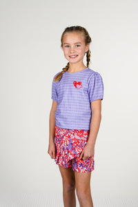 T-shirt B.Nosy Tischa viola Cherry - Viola chiaro / 98