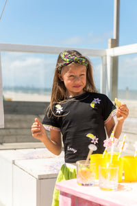 T-shirt B.Nosy Tanja nera Lemon - Nero / 98