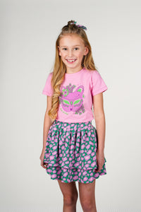 T-shirt B.Nosy Tammy rosa Twirling - Glassa rosa / 98