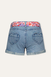 B.Nosy short Patty blauw Cherry