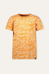 Camiseta de B.Nosy Timmy naranja Smiley - Escribir AO / 98