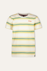 B.Nosy T-shirt Timmy giallo Fast - Strisce tie-dye Chrome / 98