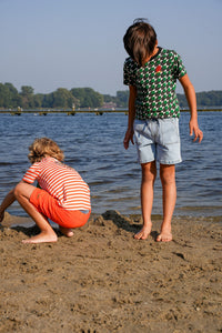 B.Nosy T-shirt Timmy donkergroen Fast - Blocks AO / 104