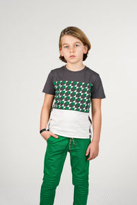 Camiseta de B.Nosy Tyler colorblock Fast - HIERRO / 98
