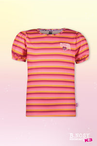 B.Nosy x K3 girls t-shirt Topa - Seastar Stripes / 98