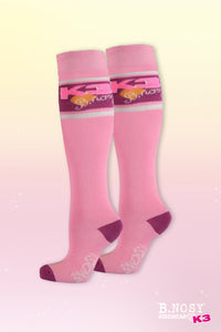 B.Nosy x K3 socks Molly - Sugar Pink / 23-26