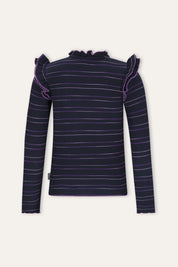 Tonya Top Navy streep