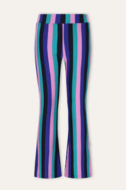 Pria Flared Broek Streep Paars