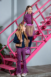 Phoebe Flared Broek Roze