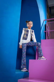 Phoebe Flared Broek Bloemen Roze