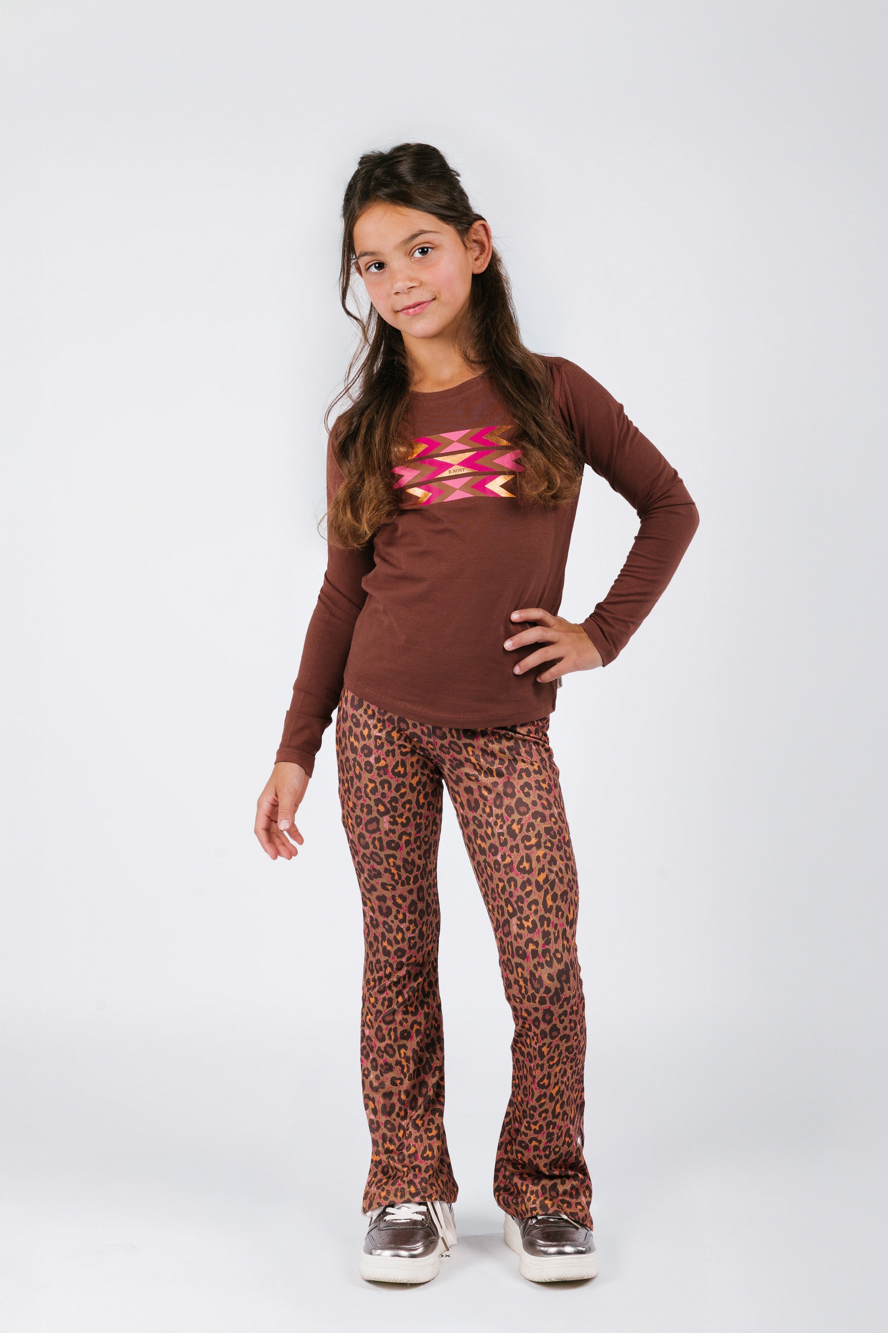 Phoebe Flared Broek Panter