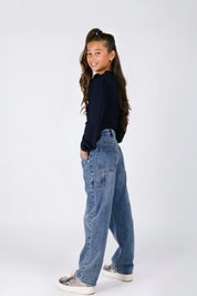 Patty Denim Cargo Broek