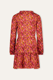 Dalia Jurk Zigzag Roze