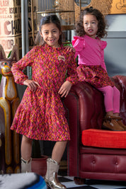 Dalia Jurk Zigzag Roze