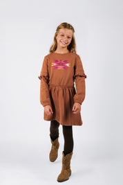 Dynia Jurk Bruin