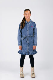 Dilan Denim Jurk Blauw