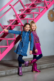 Dilan Denim Jurk Blauw