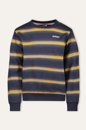 Scott Sweater Streep Blauw