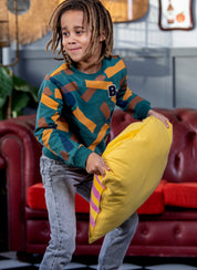 Scott Sweater Print Groen