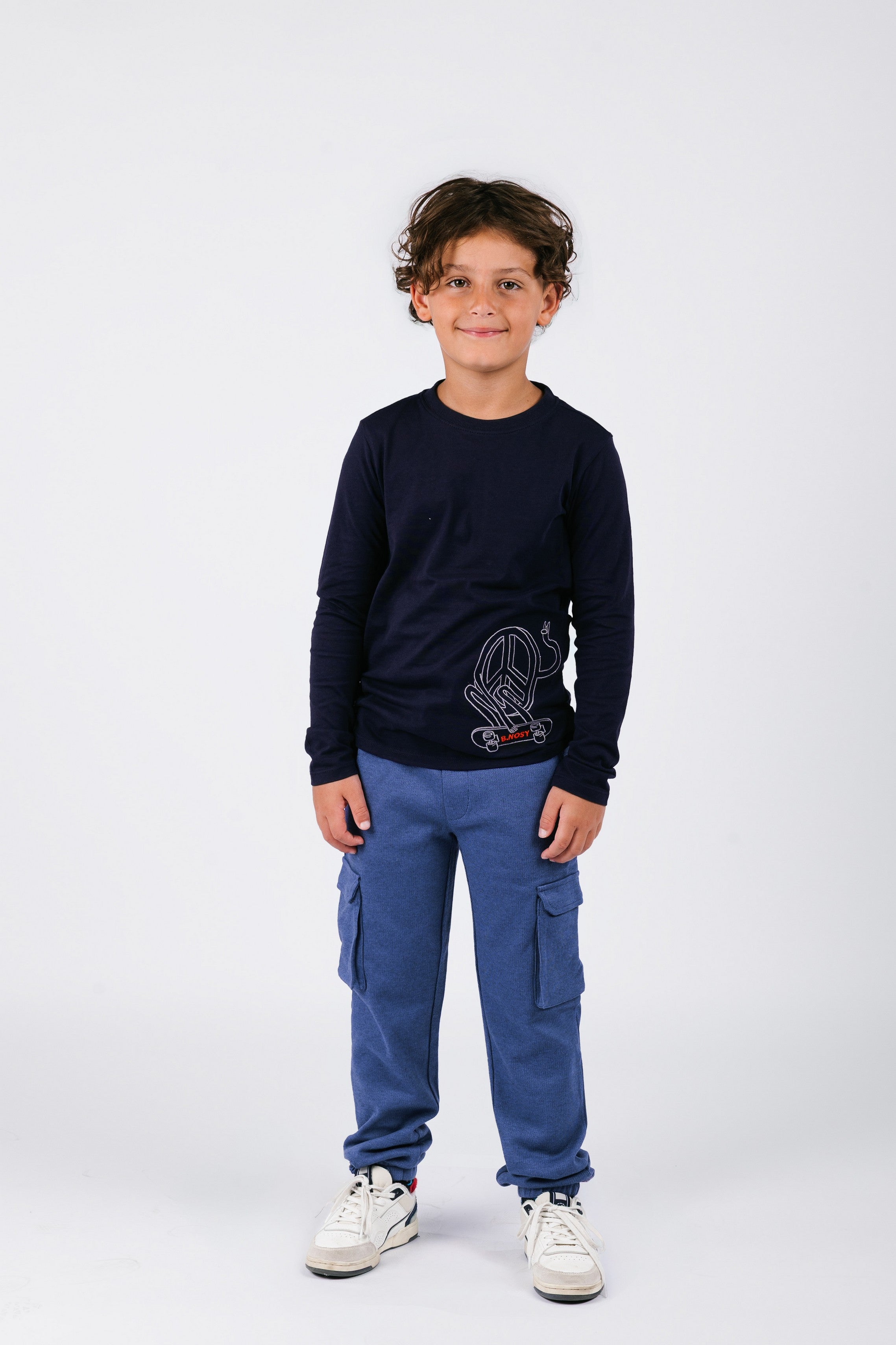 Trevor Long Sleeve Navy