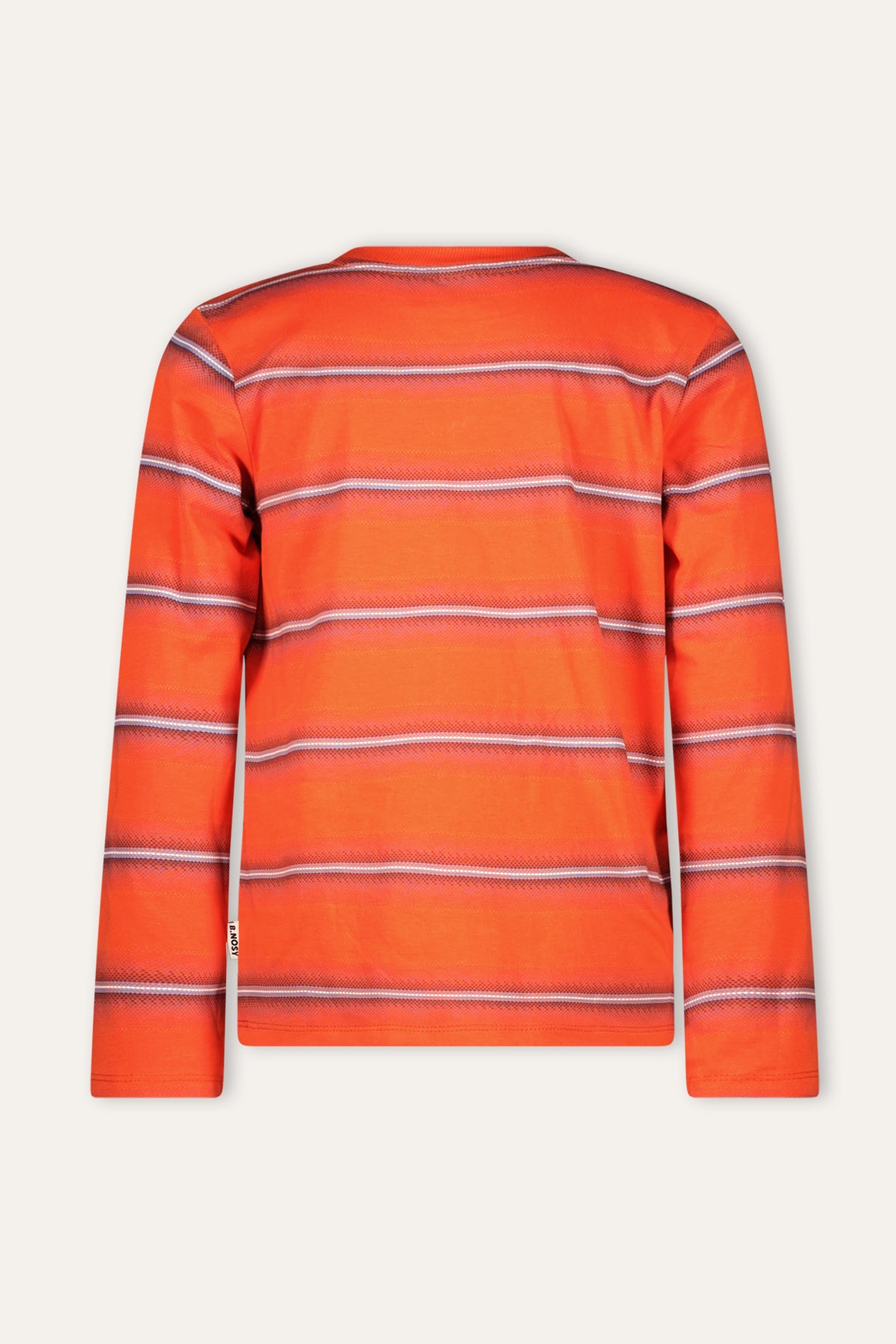 Tobias Long Sleeve Streep Rood
