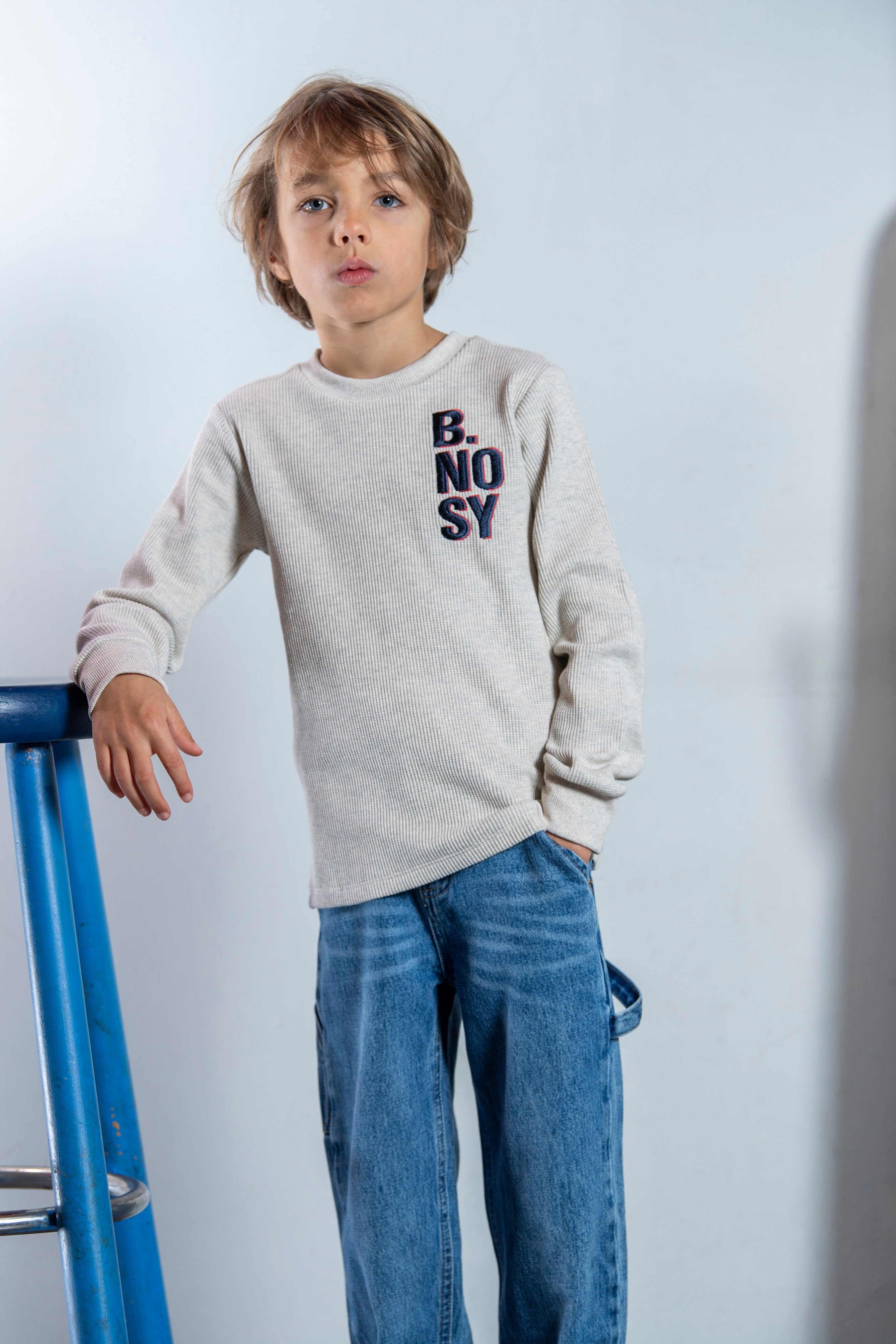 Thomas Long Sleeve Ecru