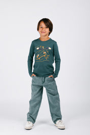 Patty Cargo Denim Broek Groen
