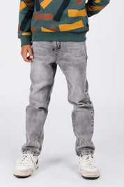 Pascal Denim Broek Grijs