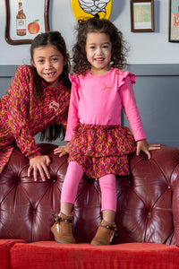 Mini Lizzy Leggings rosa - Garofano rosa / 74