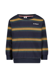 Mini Scott Sweater Streep Blauw