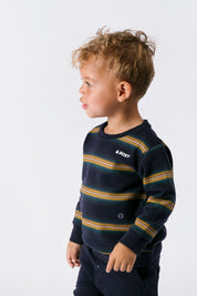 Mini Scott Sweater Streep Blauw
