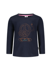Mini Trevor Long Sleeve Blauw