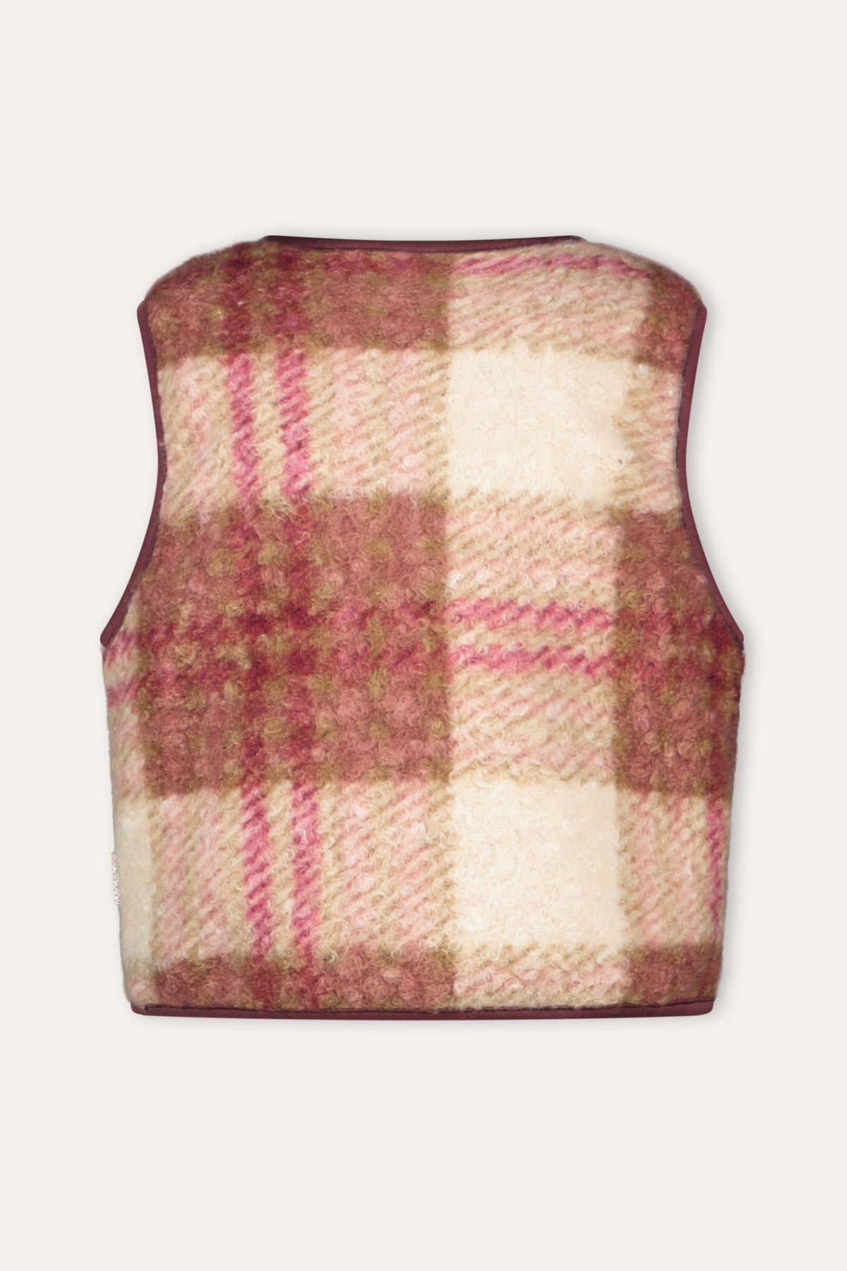 Gina Gilet Ruit Roze