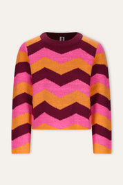 Kendall Trui Streep Roze