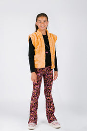 Pepper Flared Broek Print Roze