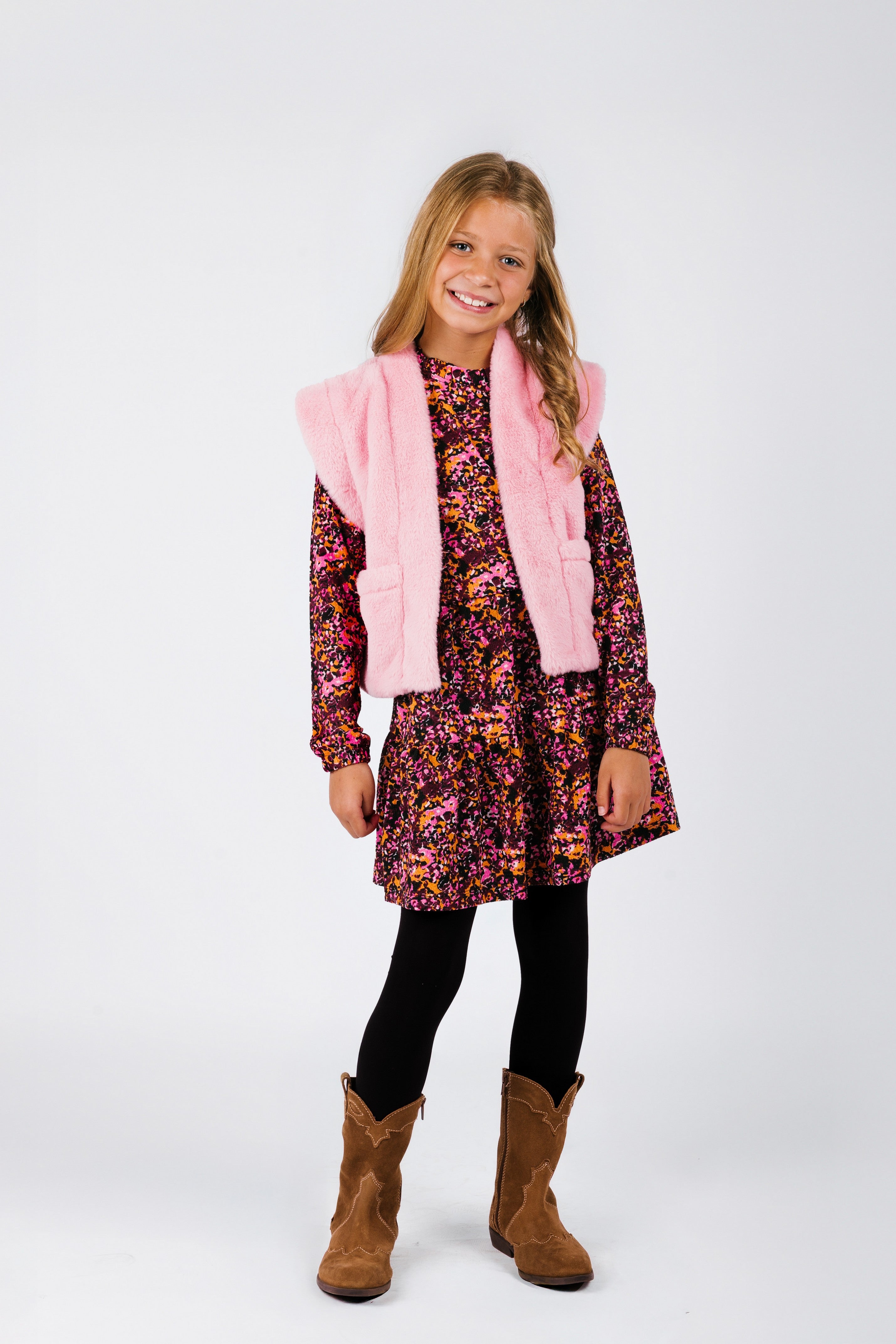 Dalia Jurk Print Roze