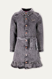 Dilan Denim Jurk Grijs