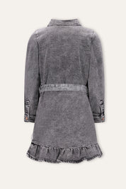 Dilan Denim Jurk Grijs
