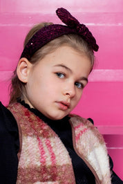 Ava Haarband Paars / Rood