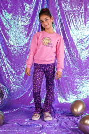 K3 Flared Broek Paars
