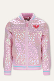 Juna Bomber Shiny roze