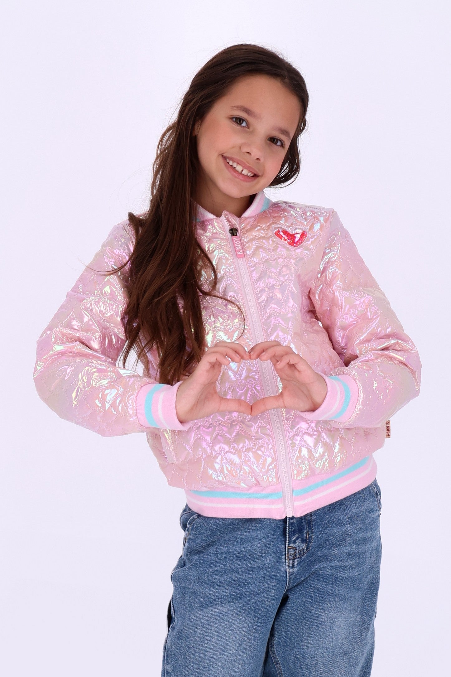 Juna Bomber Shiny roze
