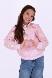 Juna Bomber Shiny roze