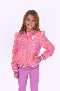 Juna Bomber Leopard - Pink Summer Leopard / 98